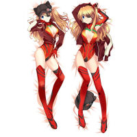 Japanese Anime Evangelion Asuka Kaworu Nagisa and Shinji Rei Ayanami Dakimakura Pillow Case Double-sided Fullbody Cushion Cover