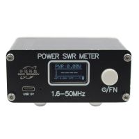 QRP 150W 1.6-50MHz SWR HF Shortwave Standing Wave Meter FM/AM/CW/SSB High Standing Wave Alarm Function Power Meter