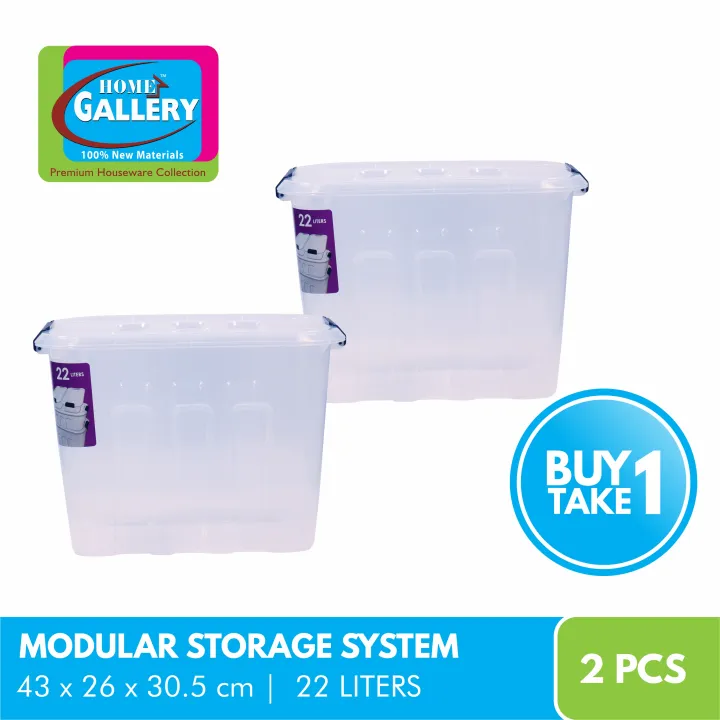 Home Gallery Modular Storage System 22L L43xW26xHx30.5cm BUY 1 TAKE