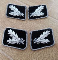 ยศคอ ทหารเยอรมัน งานปักดิ้นเงิน อย่างดี German Major Officer Collar tabs ร้าน BKK Militaria