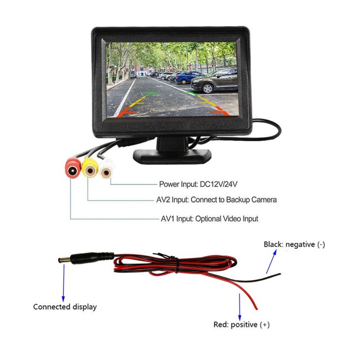 jh-car-rear-view-wide-4-3-quot-tft-color-display-night-vision-reversing-2in1-parking-rever