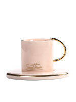 Ceramic Coffee Cup and Saucer Set Nordic High Quality Water Cup Mug with Spoon Tazas De Cafe Family Drinkware SX50BD