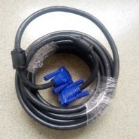 【cw】25~40 M 3+6 Black VGA Line 15 Pin to Pin Display Copper Data Cable LCD evision Signal Wire ！