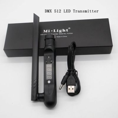 E27 Dmx512 Miboxer 9W ไฟ Led หลอดไฟ Rgbct; เครื่องส่งสัญญาณ Dmx 512 Led; 2.4Ghz 4 Zone Rgbct Remote