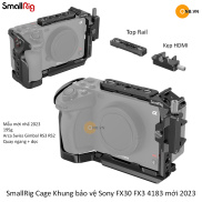 SmallRig Cage Sony Khung bảo vệ máy ảnh FX30 FX3 4183 mới 2023
