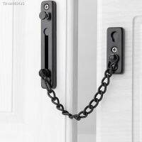 ✴♛ Door Chain Lock Stainless Steel Security Chain Guard Spring Anti Theft Press Heavy Duty Polished Latch Screw Guard Accessories