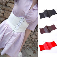 1Pc Corset เข็มขัดกว้าง Pu หนัง Slimming Body Waistband สำหรับผู้หญิงหญิง Shaping Girdle เข็มขัดเอวยางยืด Cummerbunds