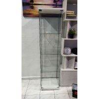 Rak Almari KaCa display cabinetwhite display glass cabinet