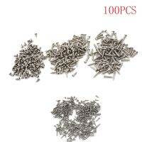 ❍✁ 100pcs Screws Nuts M2 Flat Round Head Fit Hinges Countersunk Self-Tapping Screws Wood Hardware Tool 2x6/8/10mm