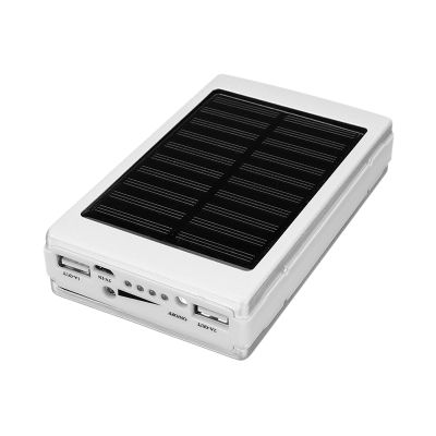 UNI 🔥Hot Sale🔥20000mah Solar LED Dual USB Empty Box Case for Power Bank No Battery