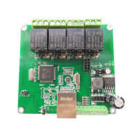 dtwonder modbusdomoticzethernetrs485canwifiweb servertcpudp 4 channel delay switch relay board