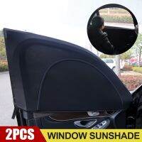 hot【DT】 2PCS Car Double-Layer UV Protection Front Rear Window Cover Zippered Lining Side Wndow Sunshade Anti-mosquito