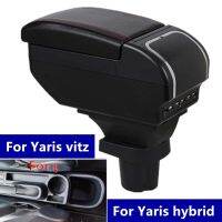 hot！【DT】◙☽  Yaris hybrid armrest box vitz car modification USB charging Ashtray Car Accessories