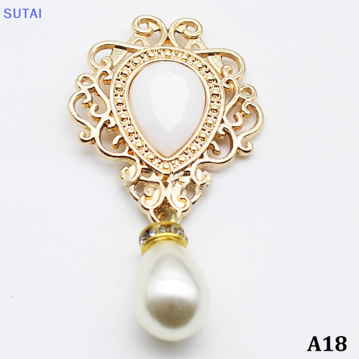 lowest-price-sutai-จี้มุกโลหะแบนสำหรับตกแต่งแฟชั่นสวยงานแต่งงานอุปกรณ์เสริมความคิดสร้างสรรค์สำหรับวันหยุด