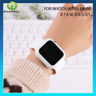 สาย2-In-1เซ็ต + เคสสำหรับ I Watch Series 49มม. Ultra 8 7 6 SE 5 4 41มม. 45มม. 44มม. 40มม. สายกำไลข้อมือเปลี่ยนหัวได้สำหรับสายนาฬิกา Apple ซีรีส์321 42มม. 38มม. อุปกรณ์เสริมนาฬิกา