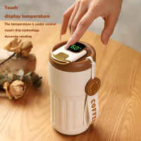 450ml 316 Seamless Liner Stainless Steel Coffee Mug Smart LED Temperature Display Thermos Portable Leakproof Insulation Cup