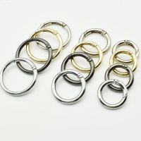 Metal Spring Gate O Ring Openable Keyring Leather Bag Belt Strap Buckle Dog Chain Snap Clasp Clip Trigger Luggage Leathercraft