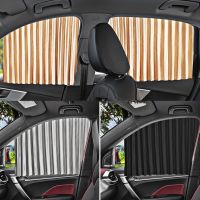 2/4Pcs Automatic Retractable Magnetic Suction Sun Side Window Shade Curtain Rear Cover Uv Protection Keep Your Vehicle Cool