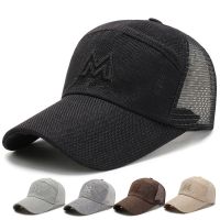 Hat spring and summer mens womens baseball cap mesh sun hat outdoor protection breathable casual peaked