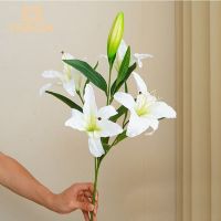 แจกันดอกไม้ผ้าไหมตกแต่งห้องนั่งเล่นสำหรับงานเลี้ยงวันเกิดขนาด75ซม. ของดอกไม้ประดิษฐ์ช่อดอกไม้ประดับงานแต่งงานที่วันวาเลนไทน์