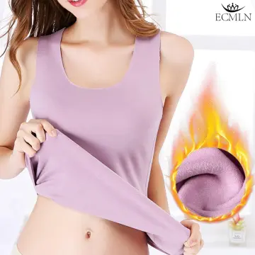 Womens Winter Warm Thermal Inner Tank Tops Long Sleeve Base Layer Slim  T-Shirt