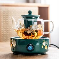 [COD] 2023 new flower tea boiling teapot heat-resistant multi-function electric ceramic stove maker