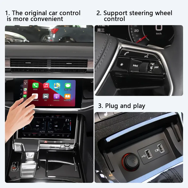 Carlinkit Carplay AI Box Wireless Carplay Wifi 5.0 Bluetooth-compatible Auto  Connect Auto Carplay for Car