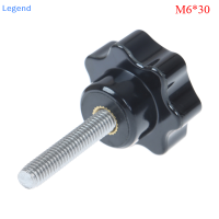 ?【Lowest price】Legend M6 M8เกลียว Star shaped CLAMP NUTS KNOB สำหรับอุปกรณ์อุตสาหกรรม Bakelite