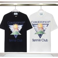 ✧ Casablanca- เสื้อยืดแขนสั้นลําลอง ทรงหลวม แฟชั่นสําหรับผู้ชาย และผู้หญิง