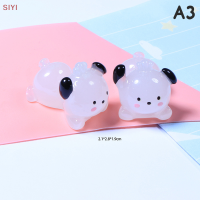 SIYI?Gift?Cheap? 5ชิ้นการ์ตูนน่ารักสามมิตินอนลง Sanrio เรซิ่นเครื่องประดับแผ่นปิ่นปักผม DIY เคลือบเงา