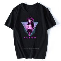 Men T-Shirt Akeno Himejima Highschool Dxd 80S Anime Shirt Tshirt Men Cotton Tshirt Hip Hop Tees Harajuku Streetwear 【Size S-4XL-5XL-6XL】