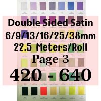 (420-640) 6/9/13/16/25/38mm PURPLE GREEN Double Face Satin Ribbon/100% Polyester Double Sided Solid Satin Ribbon Tapes 4B03 Gift Wrapping  Bags