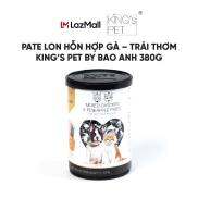 Pate lon Hỗn hợp Gà Trái thơm King s Pet by Bao Anh 380g