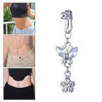 Piercing-Free Fake Navel Buckle Simple And Classic Various Of Clips Navel Styles Nail Pendants Diamond-Studded U2M3