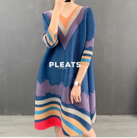 PLEATS DRESS - D055