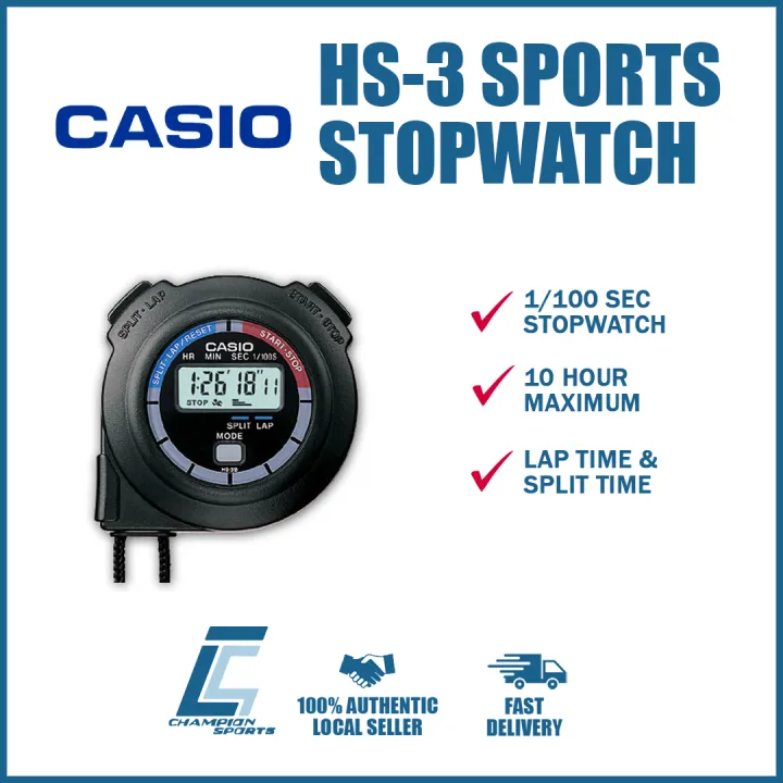 stopwatch casio hs3