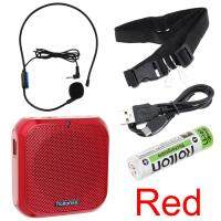 Rolton K400 Wired Audio Speaker Megaphone Voice Amplifier Loudspeaker Microphone Waist Band Clip Support FM Radio TF MP3 Player