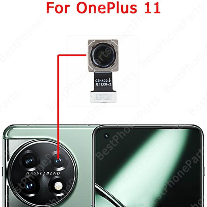 สำหรับ Oneplus 10 Pro 1+ 10T 5G One Plus 11มุมมองด้านหลังตัวสายซ่อมแซมแบบยืดหยุ่นอะไหล่โมดูลเซลฟี่กล้องหน้าและกล้องหลัง