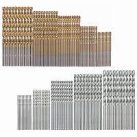 【CW】 50Pcs Titanium Coated Bit Speed Straight Shank Twist 1 / 1.5 2 2.5 3MM