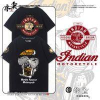 （Hot selling adult and child sizes in 2023）✢INDIAN motorcycle club riders custom short sleeve FTR CARBON SCOUT BOBBER CHIEF BOBBER DARK HORSE V（Contact Laitu Customization）