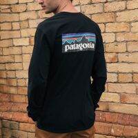 Patagonia เสื้อยืดผู้ชายแขนยาว Brother Patagoni สบายแบรนด์38518