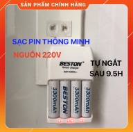 Bộ Sạc Pin AA, AAA Beston C803 Sạc pin thông minh Cắm trực tiếp nguồn điện thumbnail