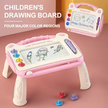 Magnetic Drawing Graffiti Board Toys Kids Sketch Pad Doodle