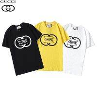 COD เสื้อยืดSpring new cotton round neck short-sleeved T-shirt mens womens couple short-sleeved T-shirt