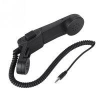 Retro Wired Telephone Handset Handheld Microphone HiFi Sound Telephones Receiver H250 3.5mm Plug For 3.5mm Interface Cellphone