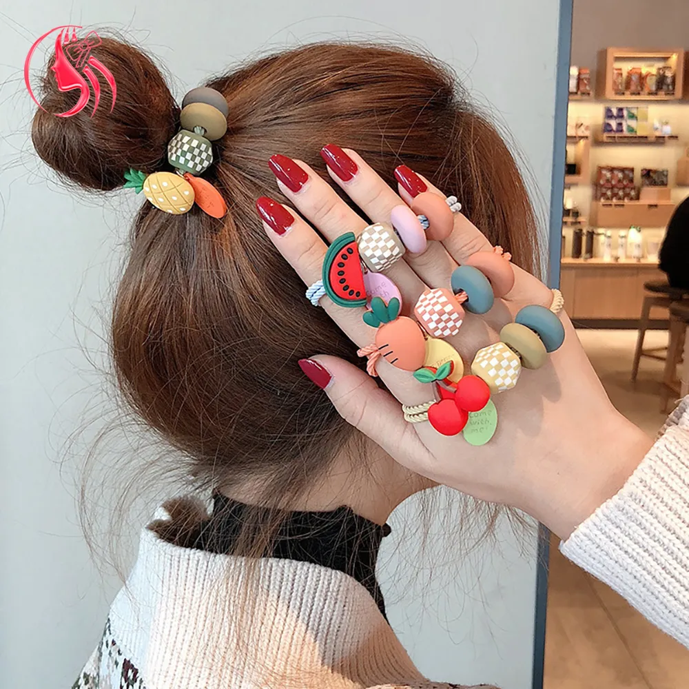 CTYK Office Shop Hair Tie For Women Girls Fruit Hair Band Ponytail Holder Hair  Accessories | Lazada PH