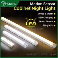 ไร้สาย Motion Sensor แสง Usb ชาร์จสร้างสรรค์คืนโคมไฟประหยัดพลังงานไฟสำหรับบ้านครัวห้องนอนไฟ Led Led