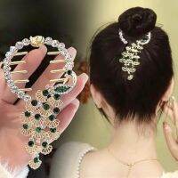 Fashionable and Exquisite Crystal Hair Clips Korean Style Metal Hair Accessories for women