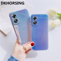 สำหรับ OPPO A78เคสโทรศัพท์เคสโทรศัพท์หรูหรา A78 OPPO 5กรัมเคส A78 Oppo 2023สีสันสดใสสีม่วงอ่อนเคสโทรศัพท์มือถือกันกระแทก