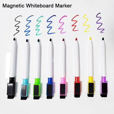 8 สี PCS สีสัน Magnetic DRY ERASE ไวท์บอร์ด MARKER ปากกาสำหรับห้องครัวตู้เย็น,สำนักงานห้องเรียนโรงเรียนเครื่องเขียน-Yrrey
